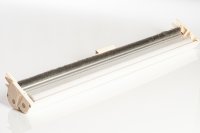 Kassettenrollo, Rastrollo von Remis, mit Fliegengitter und Verdunklungsrollo, beige, 58 cm breit
