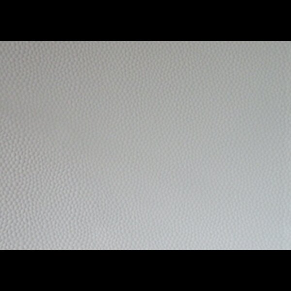 Seitenwandblech, magnolia/beige, Hammerschlagblech,  ca. 157cm breit,1m lang